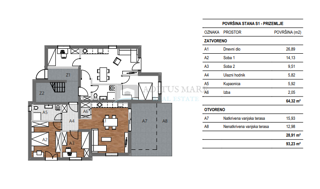 Flat - Sale - ŠIBENSKO-KNINSKA - ŠIBENIK - ŠIBENIK