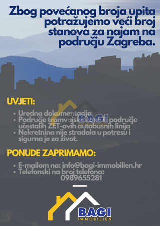 Wohnung - Miete - GRAD ZAGREB - ZAGREB - TRNJE