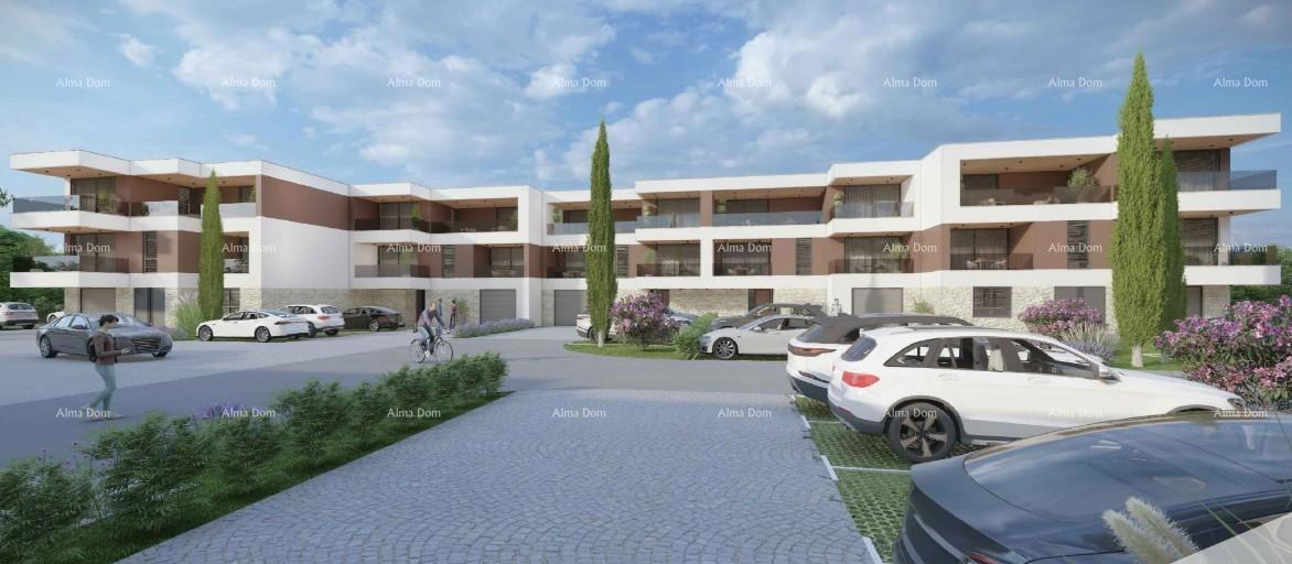 Sale - Apartment in a new building with a garage, parking space, and storage, Pula!