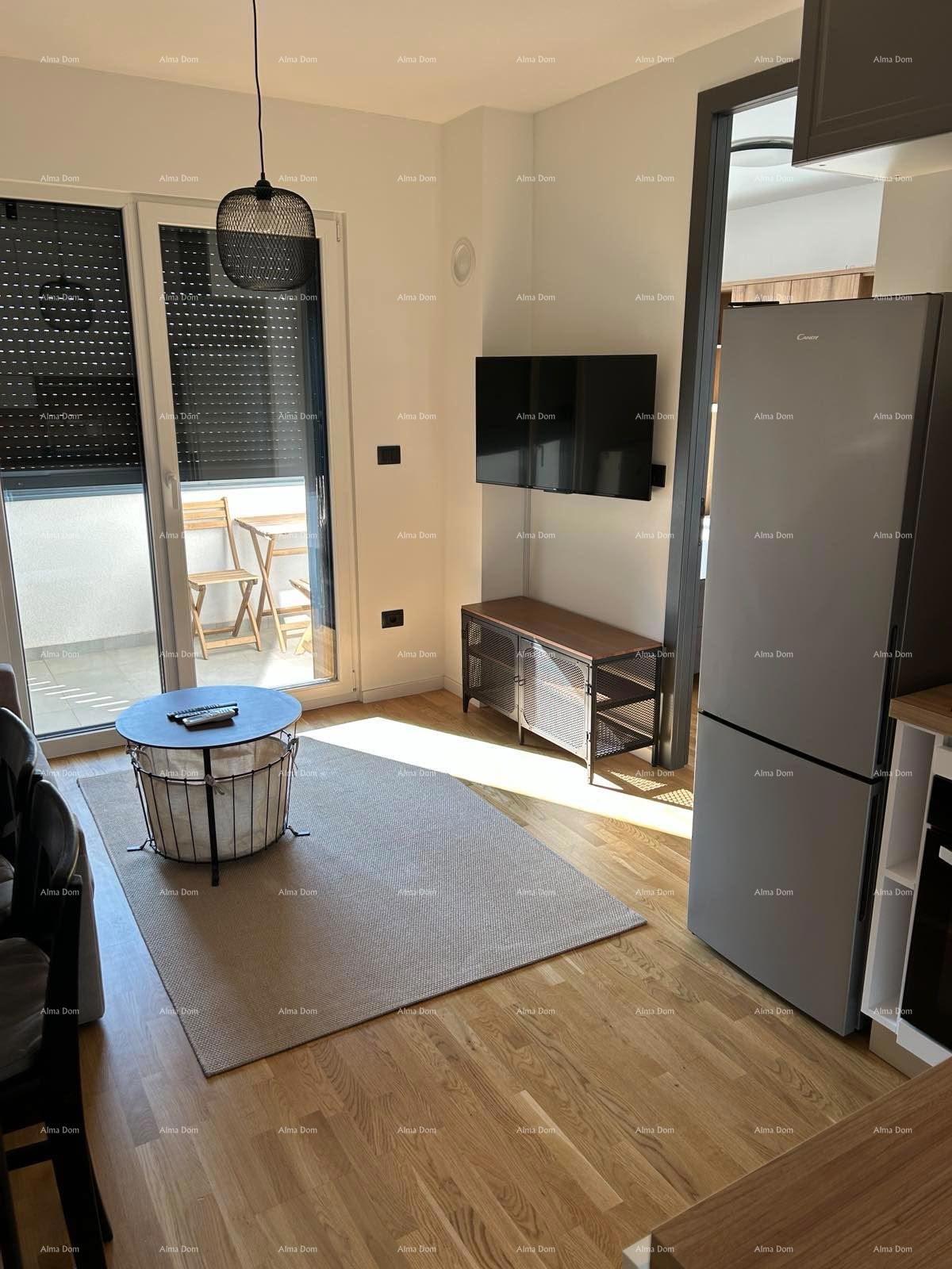 PULA, KAŠTANJER – Apartment for rent with a balcony and parking, 33.42 m²