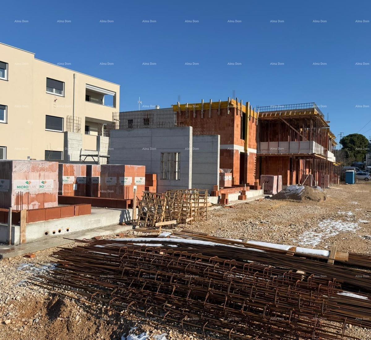 Sale of apartments under construction - new residential complex, Pula! Apartment D zg A1