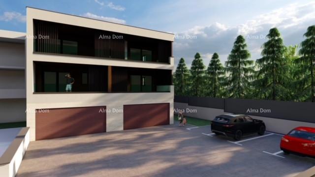 PULA, NEW BUILDING, APARTMENT 80.7 m² WITH TERRACE AND PARKING SPACE
