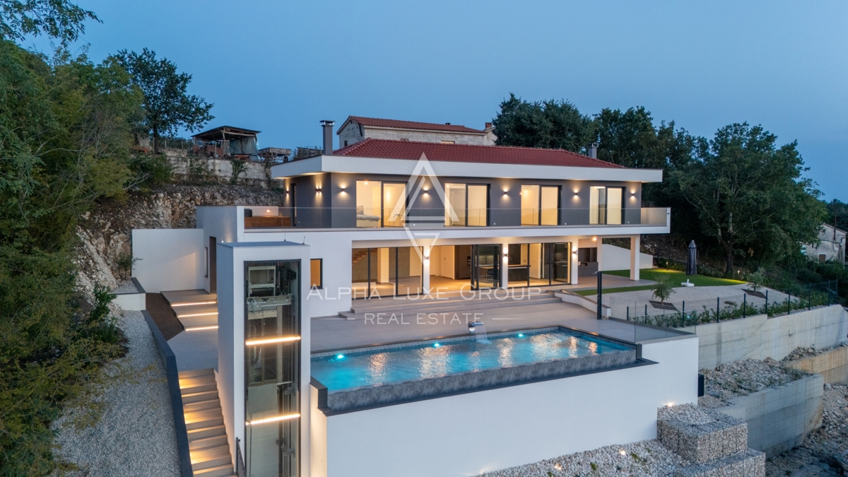 Istra, Poreč: Luksuzna vila s pogledom i spa zonom