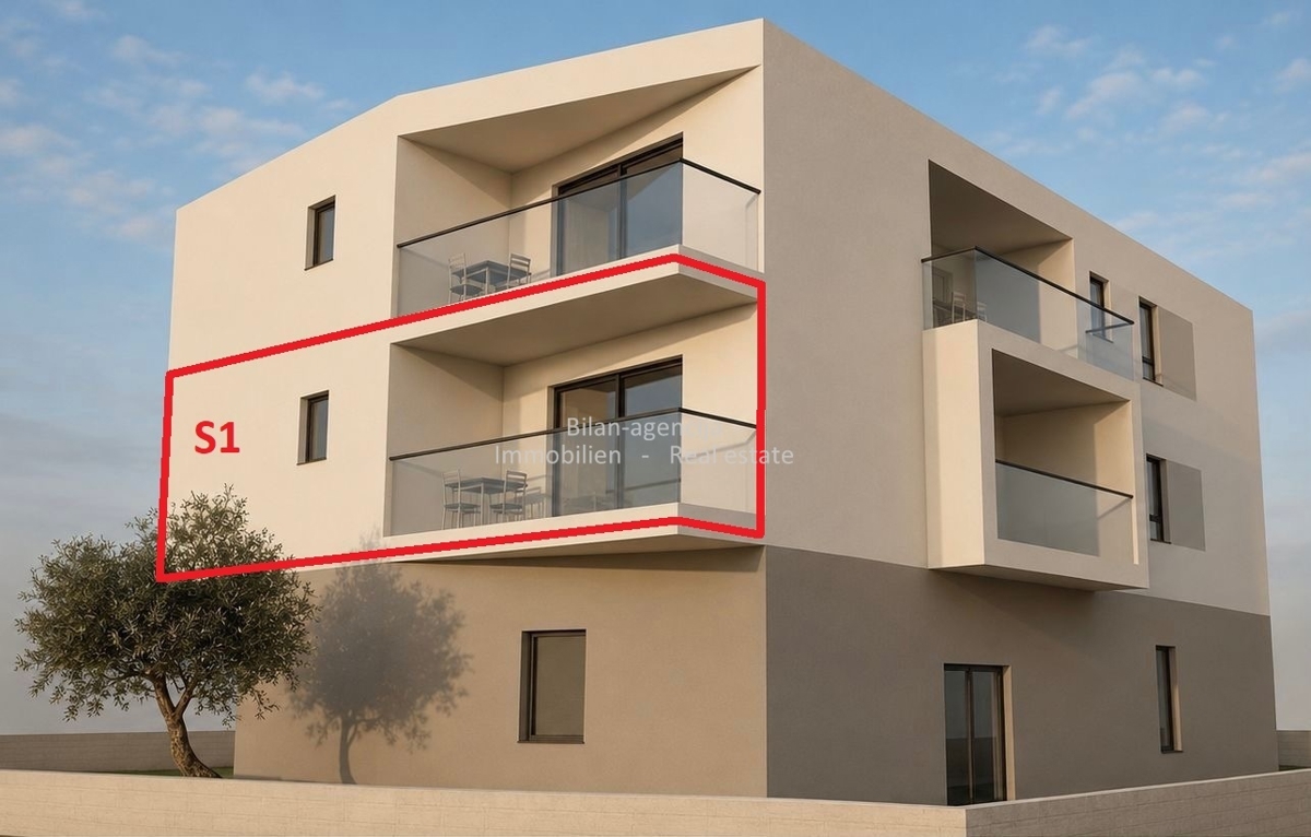 Novogradnja, stan na prvom katu, Vodice