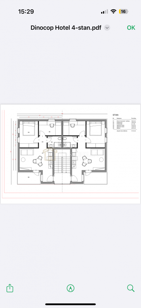 Wohnung Omišalj, 46m2 – 2