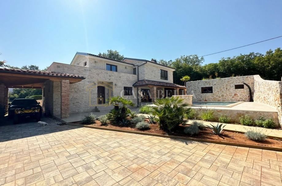 Krk, Dobrinj, kamena vila s bazenom – 3