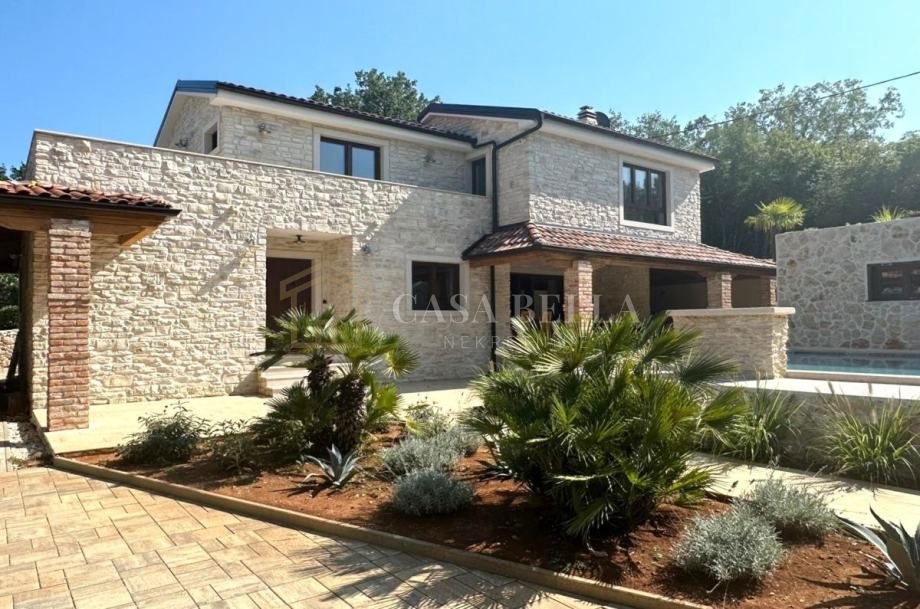 Krk, Dobrinj, kamena vila s bazenom – 2