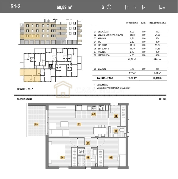 Appartamento SENJ, 269.000 €