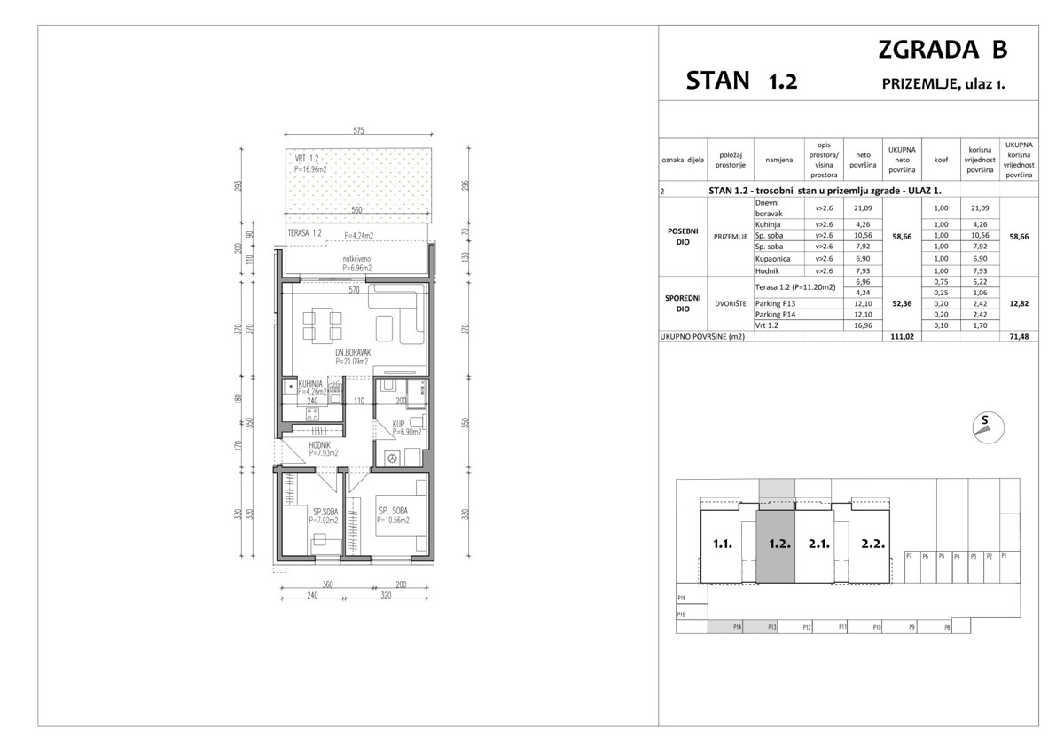 Appartamento ZAGREB, 210.866 €