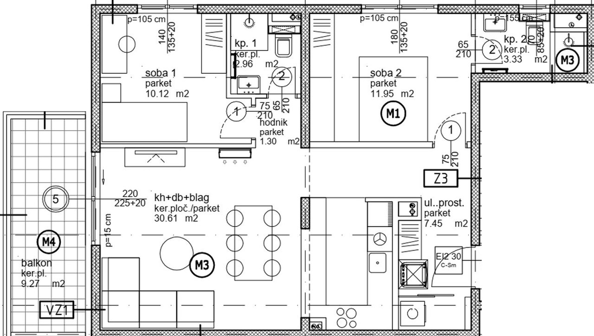 Appartamento ZAGREB, 217.260 €