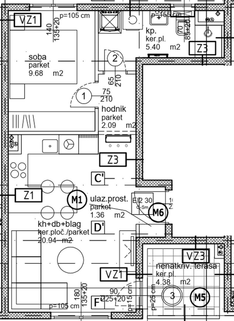 Appartamento ZAGREB, 137.938 €