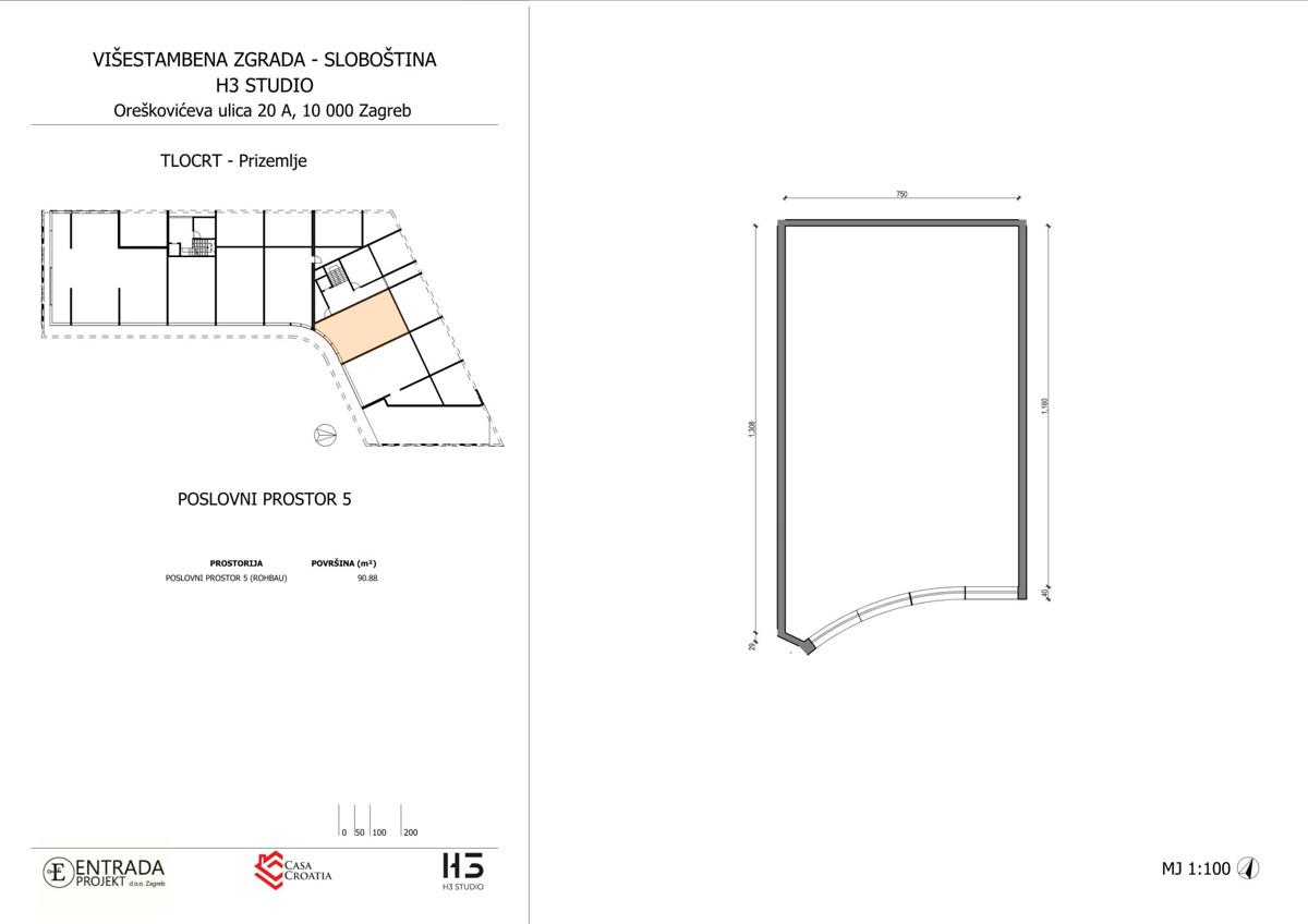 Locale commerciale ZAGREB, 381.696 €