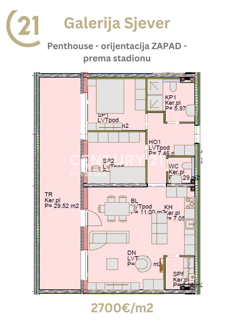 Appartamento ČAKOVEC, 231.687 €