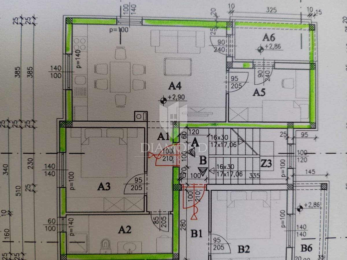 Pula, three-bedroom apartment