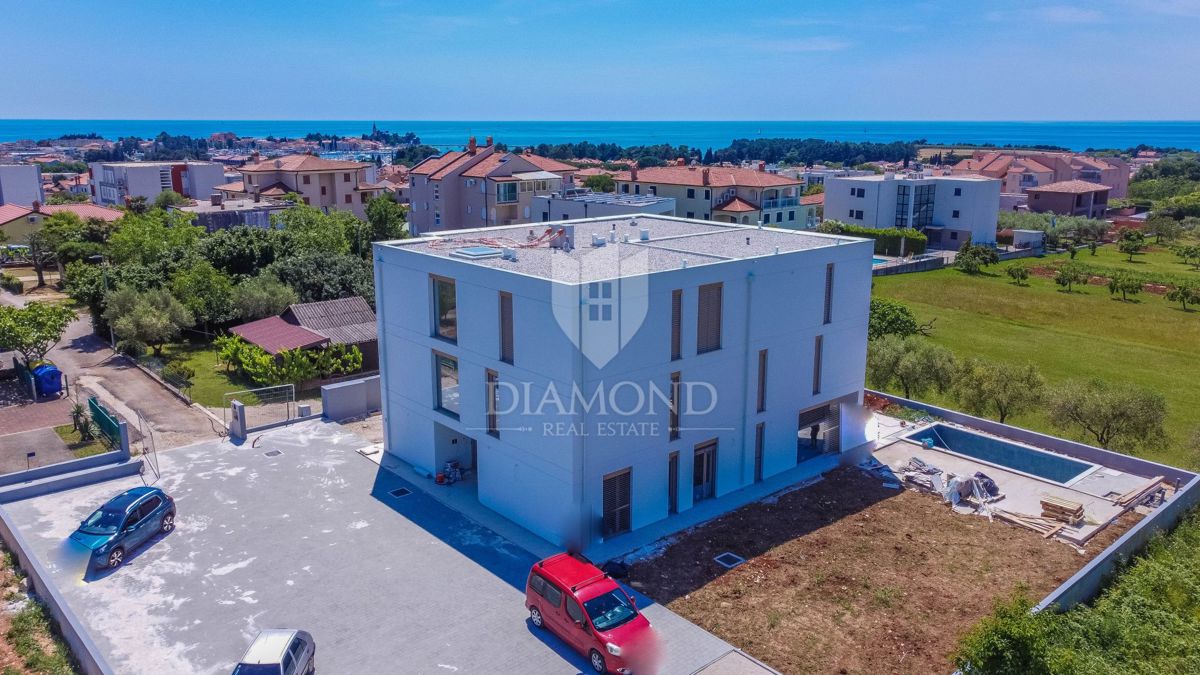 Novigrad, new building, modern apartment with swimming pool!