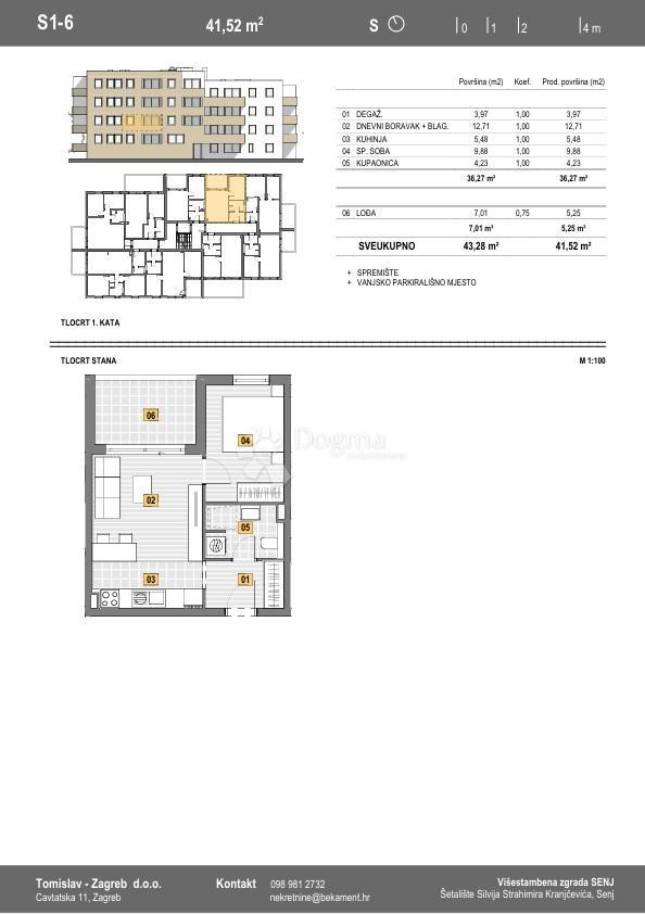 Квартира SENJ, 162.000 €