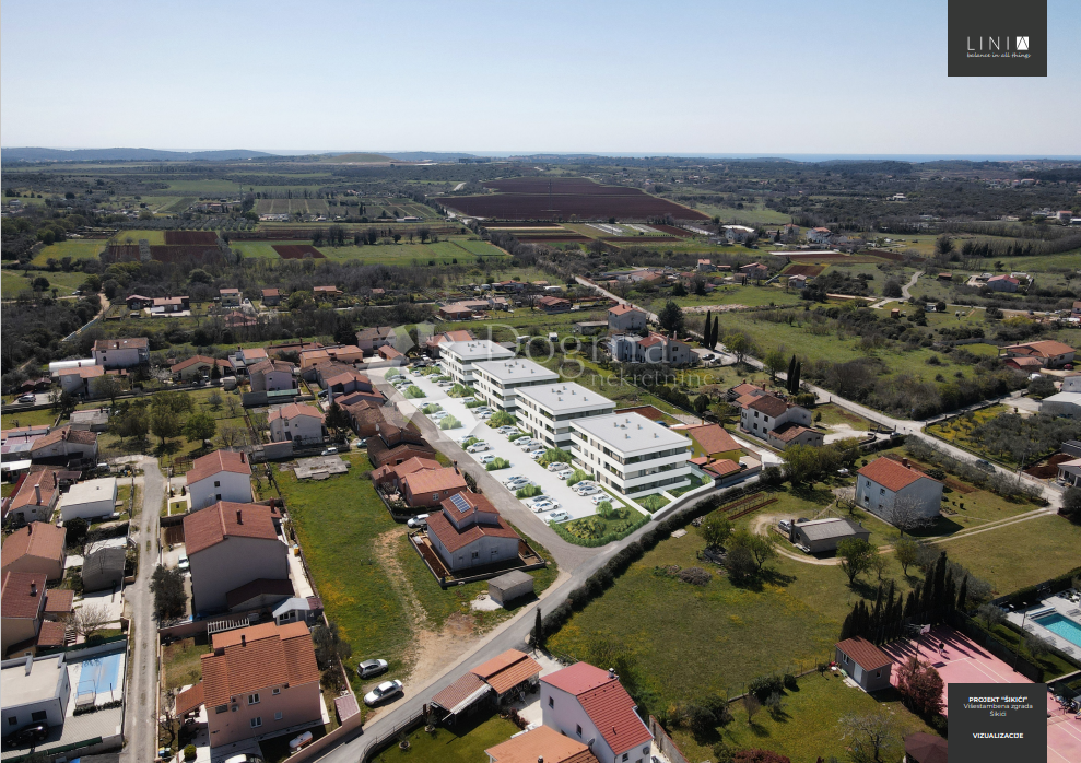 Flat Šikići, Pula, 53,46m2