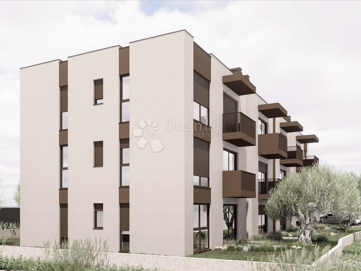 Vodice - dvosoban stan na 1 katu s pogledom na more S6