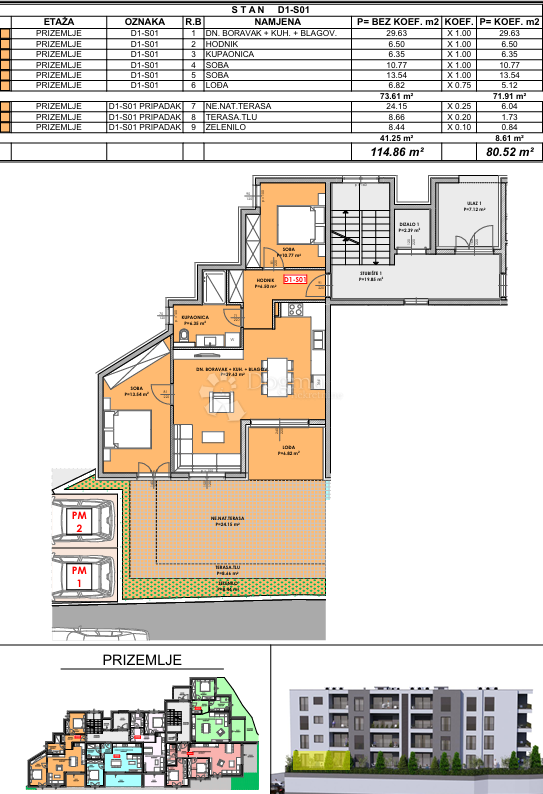 Appartamento OMIŠ, 338.184 €