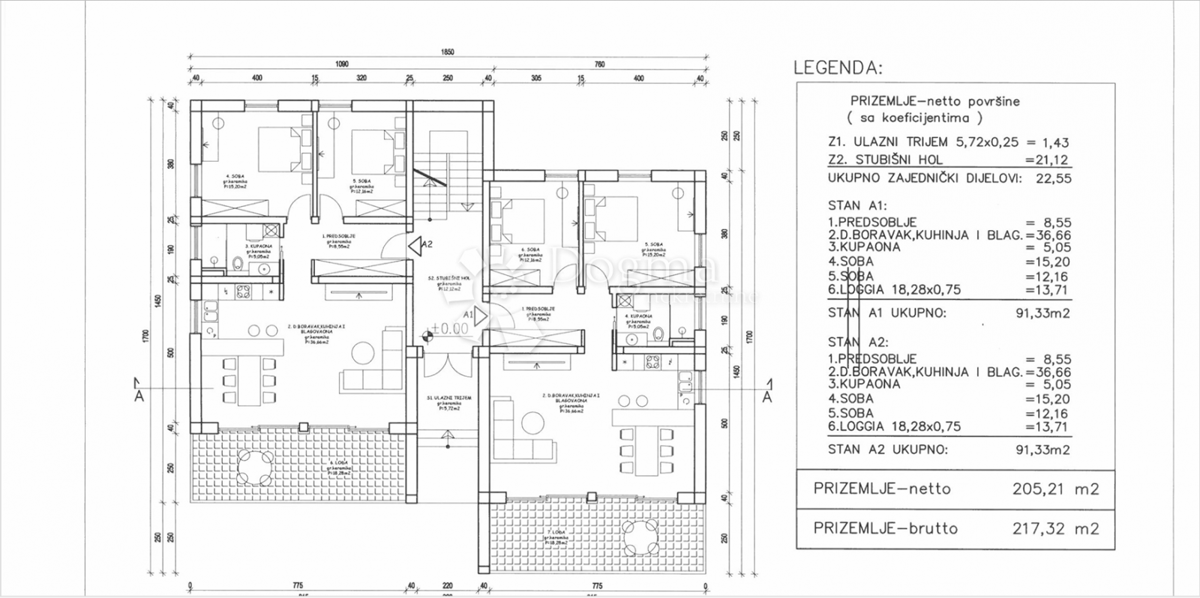 Квартира MATULJI, 259.000 €