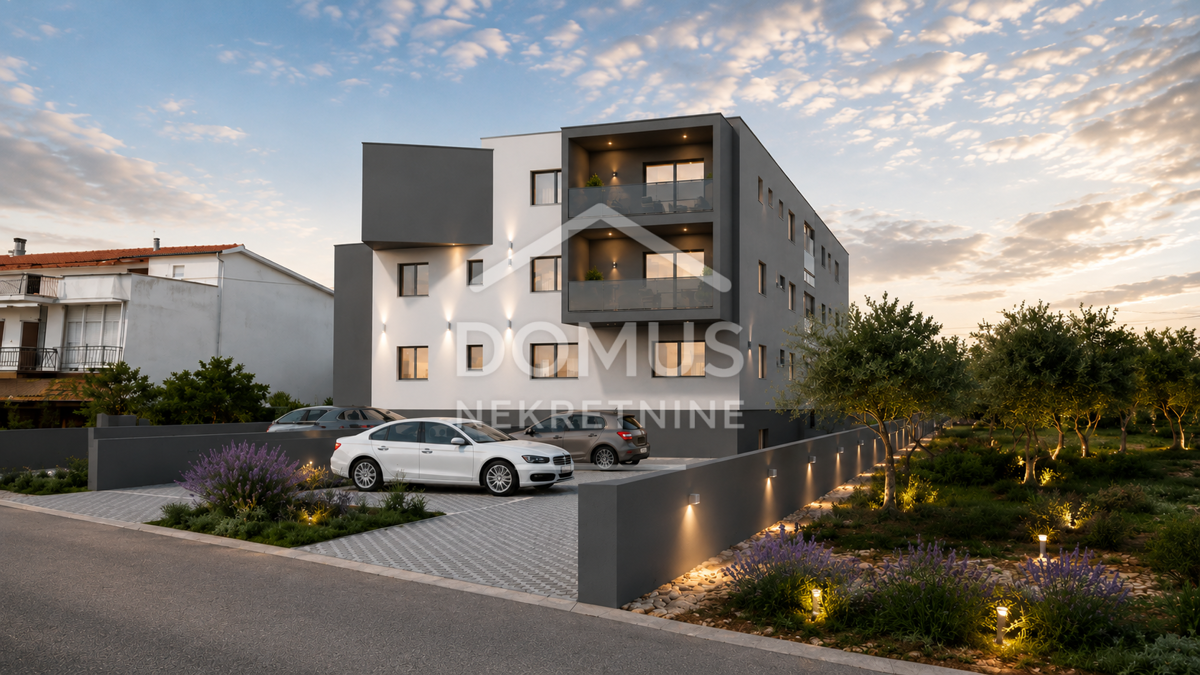 Vodice, novogradnja, jednosoban apartman površine 55,93 m²