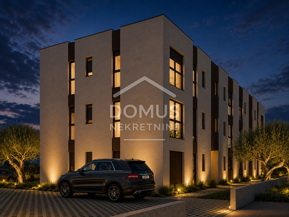 Vodice, New Build, Two-Bedroom Apartment with Sea View, 69.98 m²