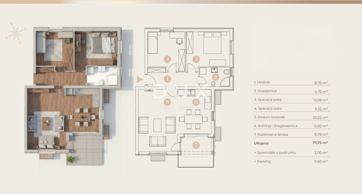 Appartamento VIŠKOVO, 203.000 €