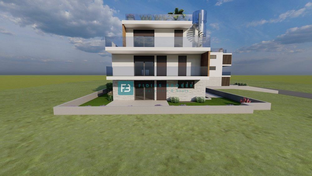 VODICE, novo, top lokacija, 100 m do mora, 2 odvojena stana, garaža, S2
