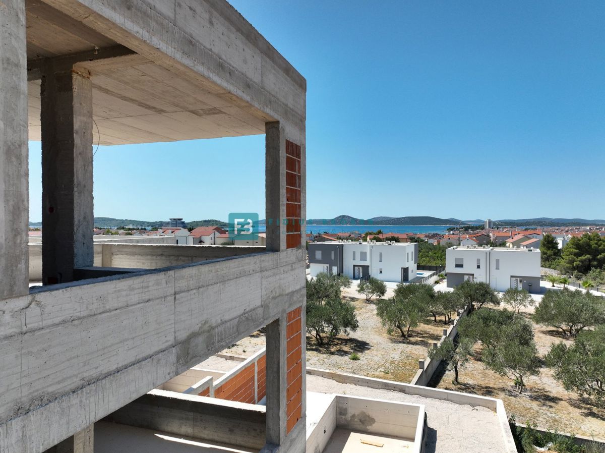 VODICE, new building, luxury apartment, 1st floor, terrace, quiet location