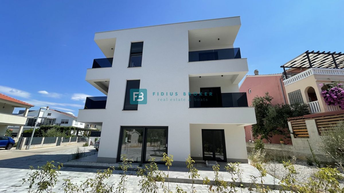 VODICE, new, ready to move into, ground floor, garden 123 m2, quiet location