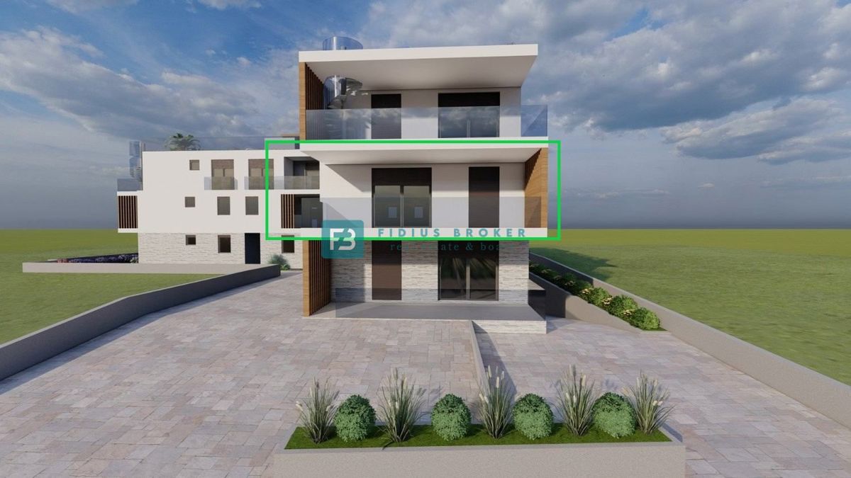 VODICE, new building, top location, 100 m to the sea, garage, S4