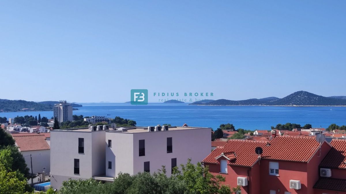 VODICE, new building, 1st floor, sea view, elevator, 3 bedrooms, storage room