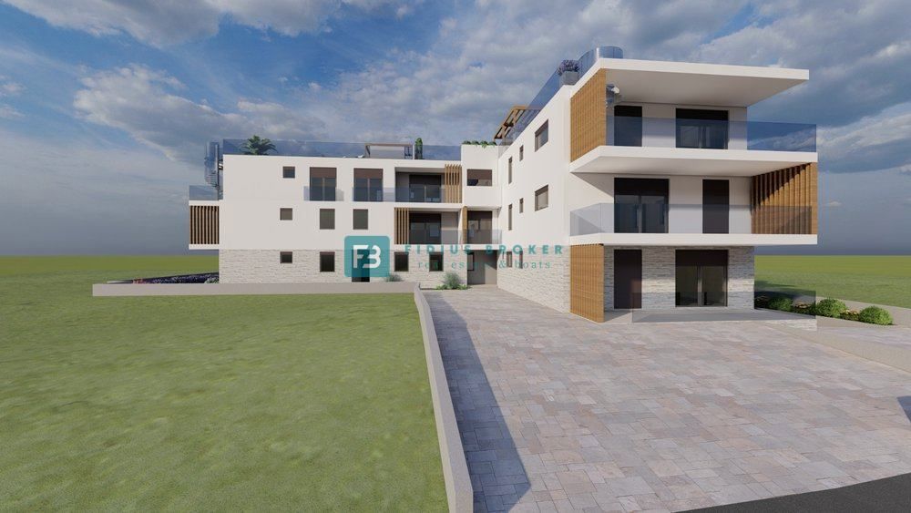 VODICE, novogradnja, vrhunska lokacija, 100 m do morja, vrt, A1