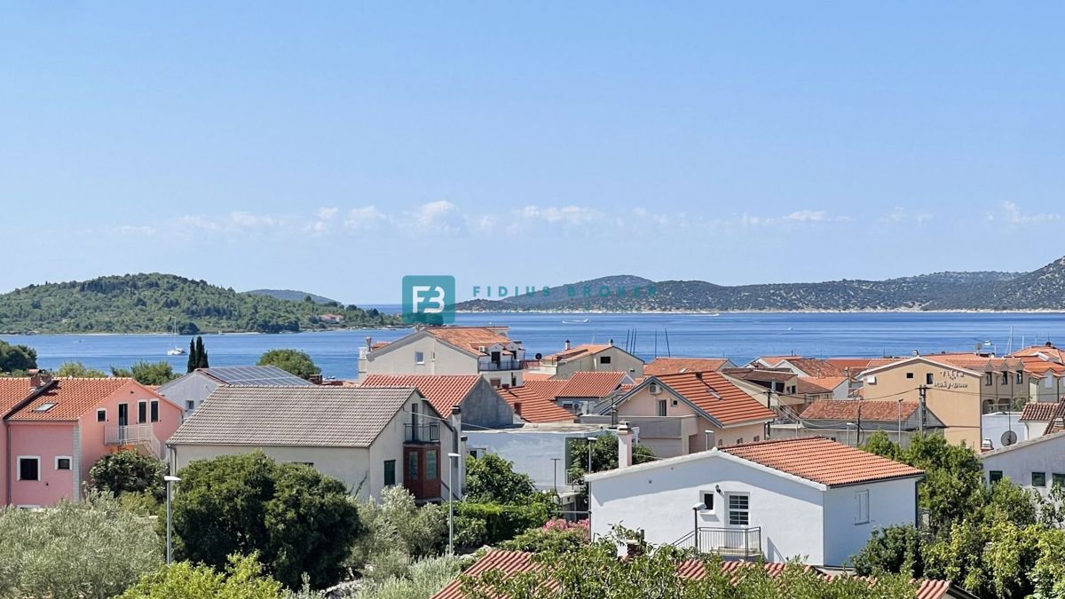 VODICE, new building, 2nd floor, sea view, terrace 17 m²