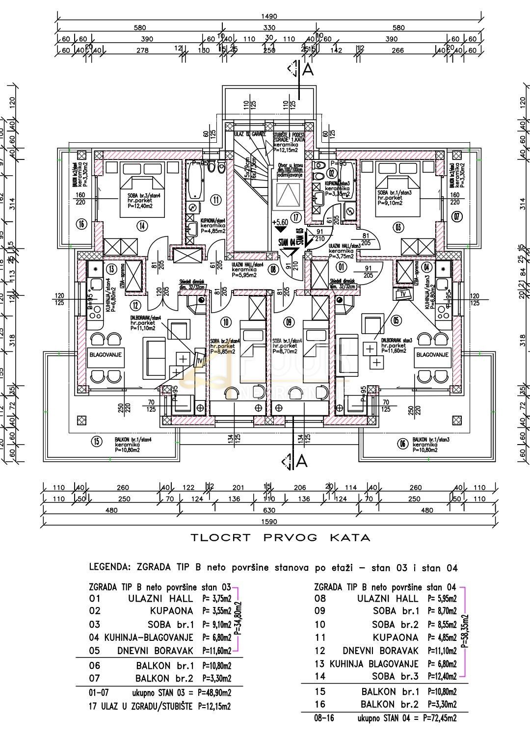 Квартира BAKAR, 175.000 €