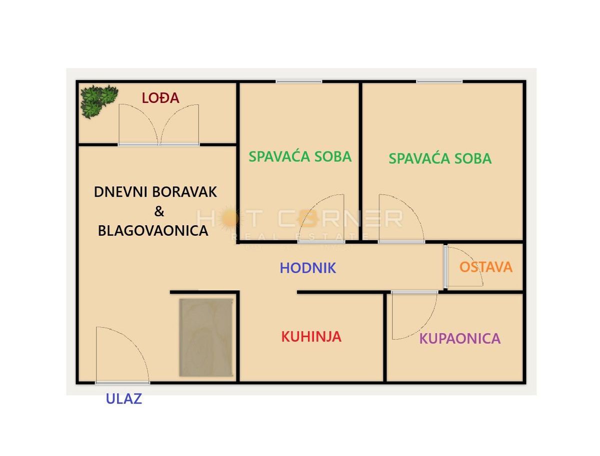 Stanovanje Monvidal, Pula, 60m2 – 3