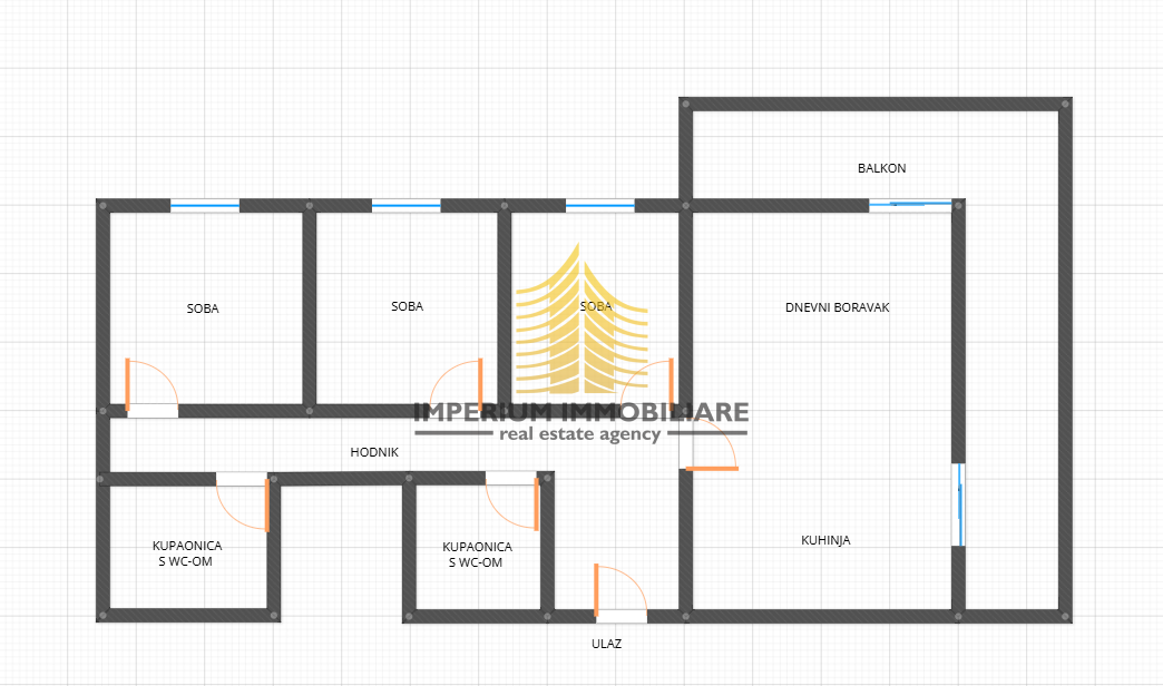 Квартира ZAGREB, 1.350 €