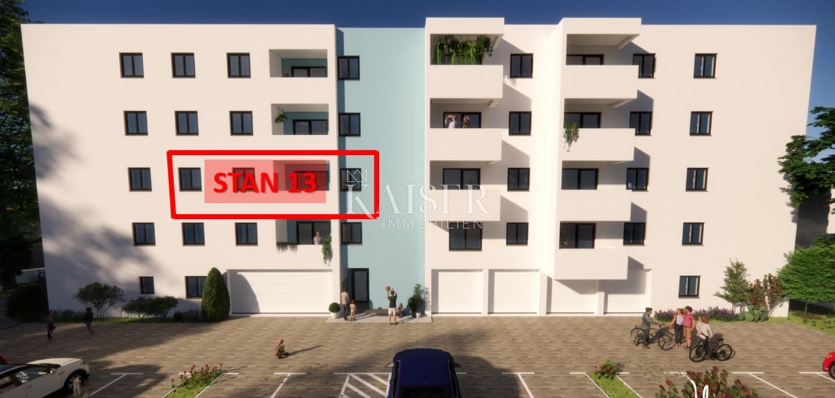 Istria, Pula - modern apartment 54m² with balcony