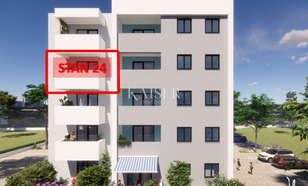 Istra, Pula – moderan dvosoban stan 54m² s balkonom