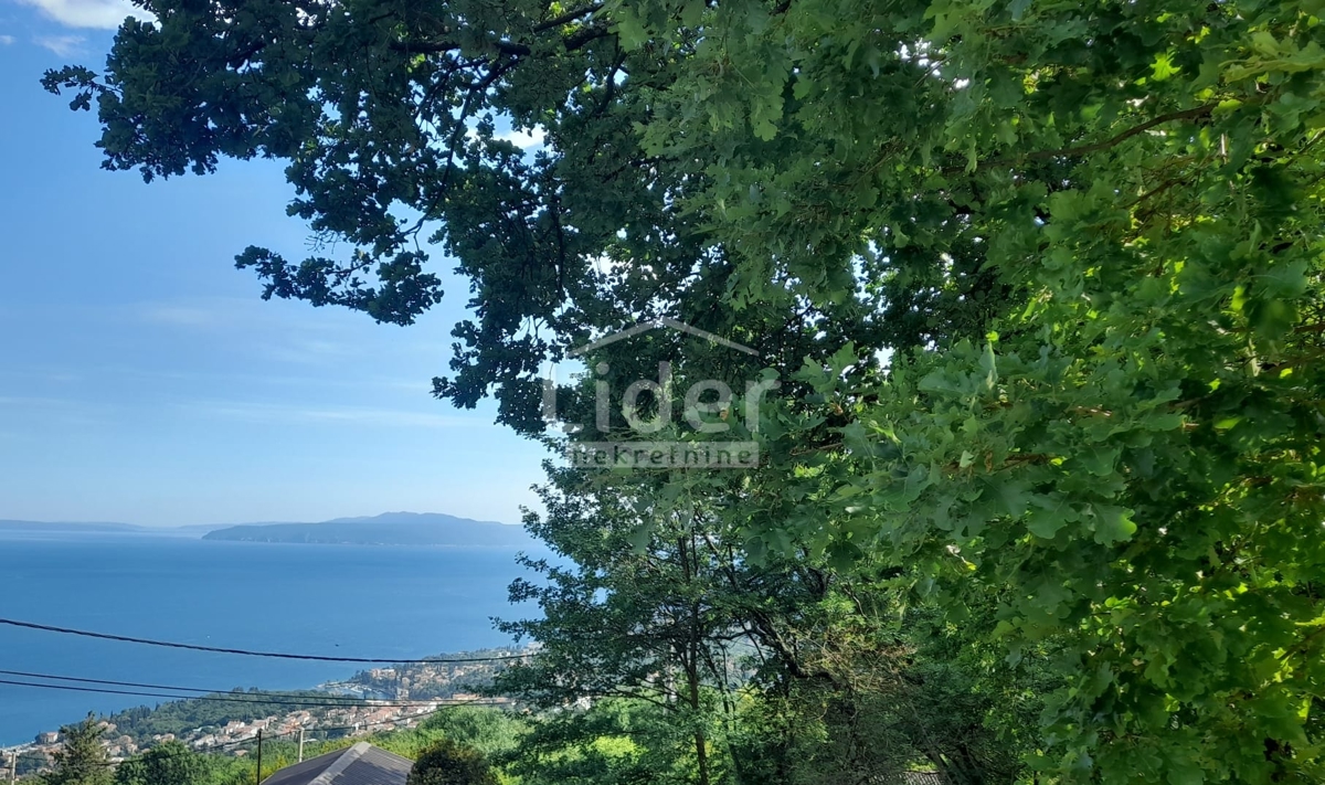 VEPRINAC ,OPATIJA-GRAĐEVINSKO ZEMLJIŠTE S POGLEDOM NA MORE 1077M2 – 2