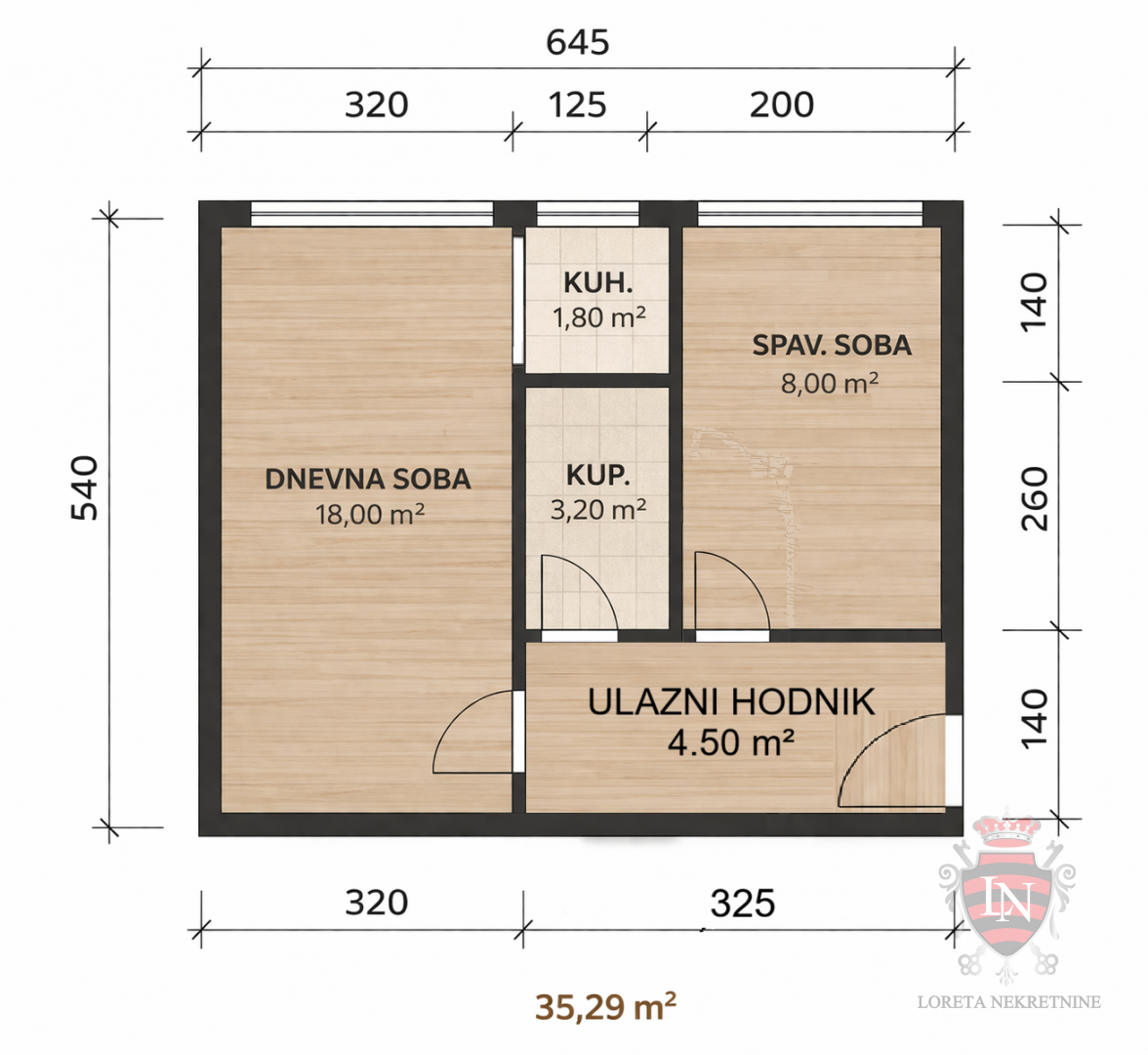 Квартира ZAGREB, 174.999 €