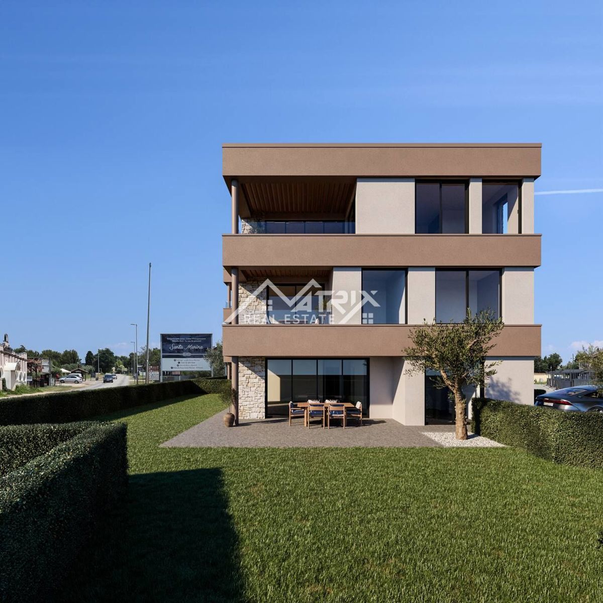 Poreč area ground floor apartment with 3 bedrooms + garden