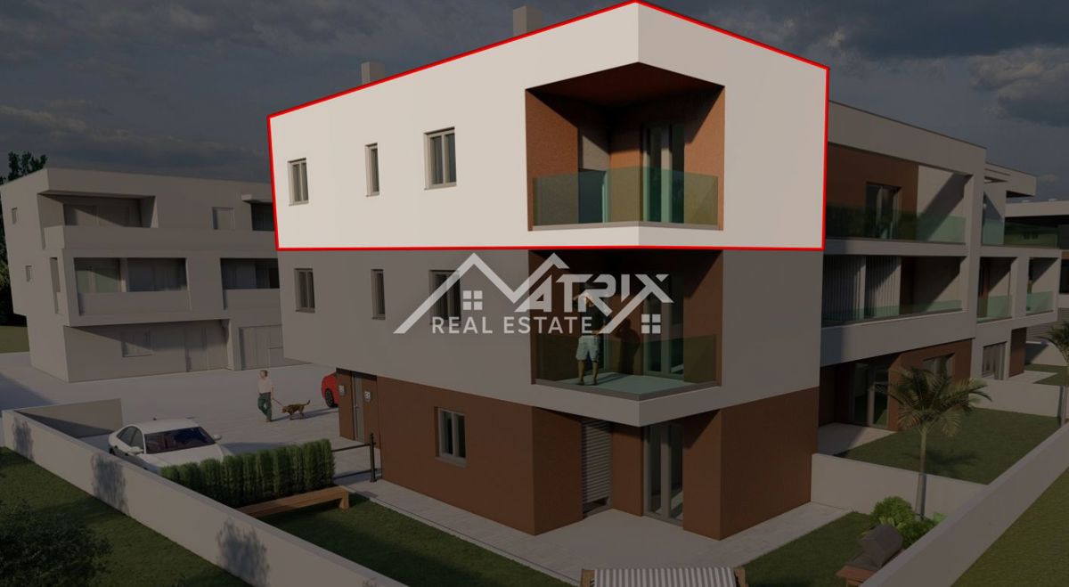 Pula, quality new build – functional 2-bedroom, storage & parking