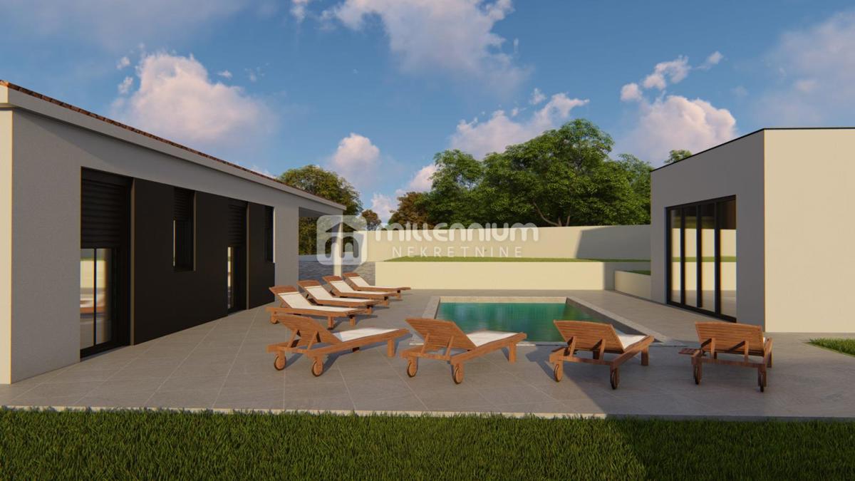 Istra, Kršan, kuća, 131.25m2, novogradnja s bazenom – 3