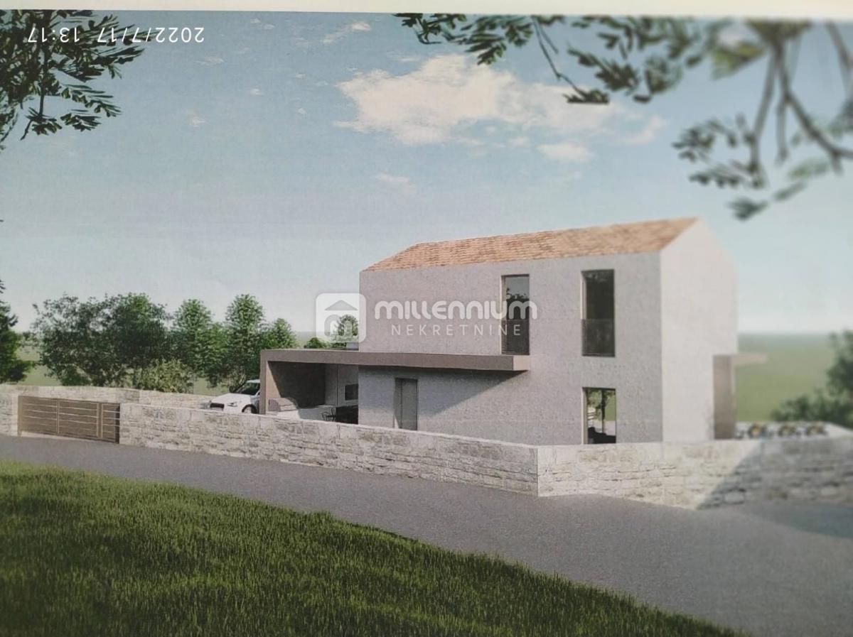 Otok Krk, Dobrinj, građevinsko zemljište, 451m2 – 2