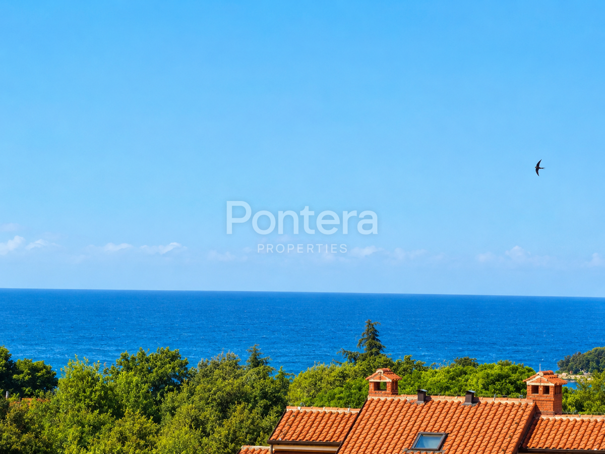 ISTRA, POREČ - Gospodski stan s pogledom na more, 800m od mora.