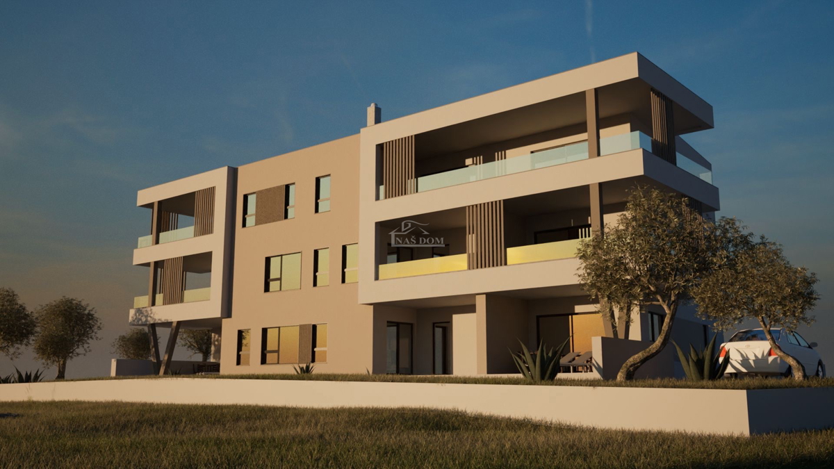 Vodice - Apartment S3 on the ground floor of a modern new building, quiet location