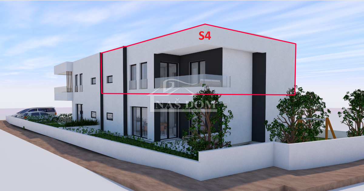 Vodice - S4 apartment in a smaller residential building in a quiet location