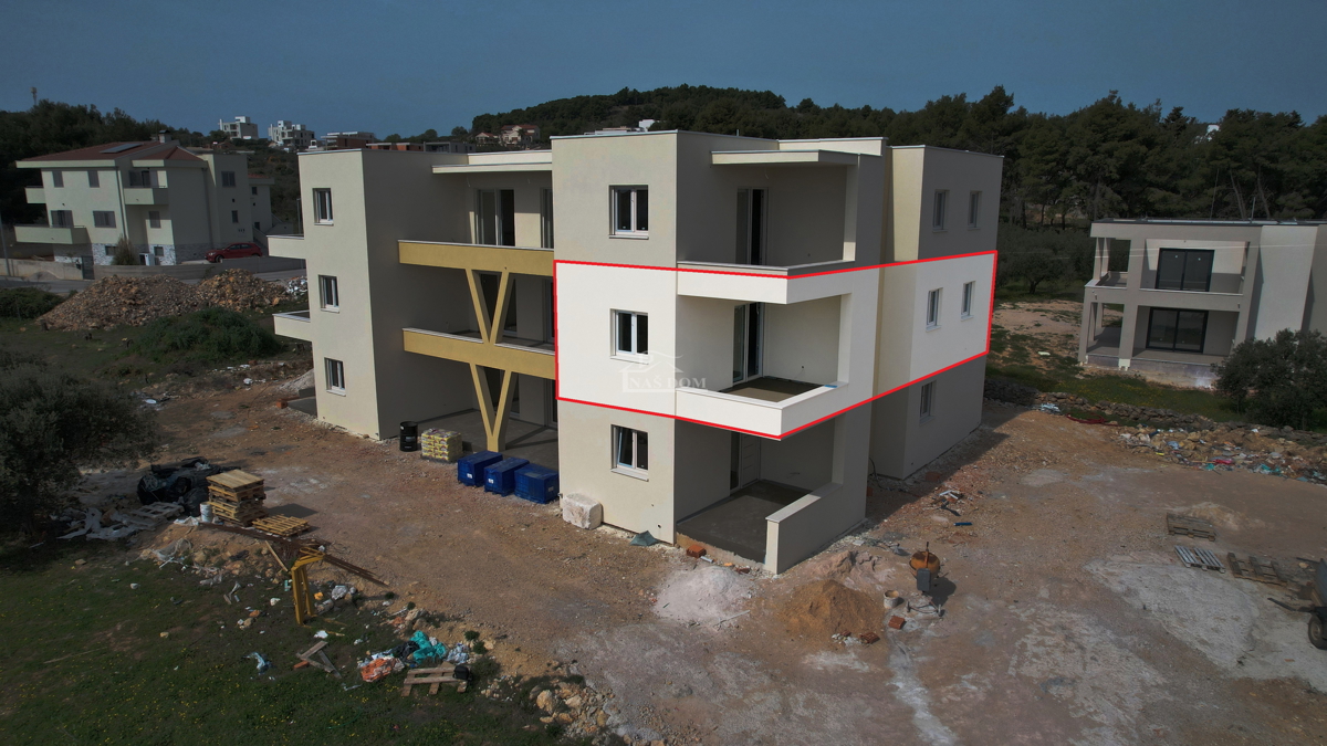 Vodice - Stan S6, I. kat, 79m2, pogled na more