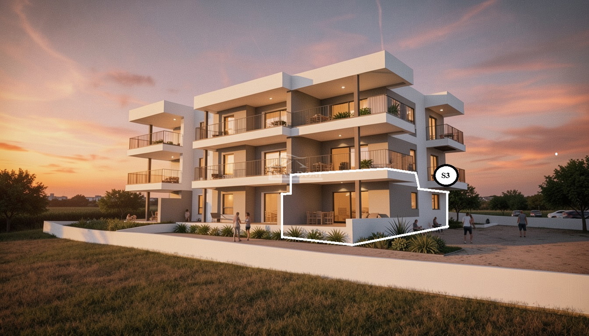 Vodice - Stan S3 u prizemlju zgrade, novogradnja